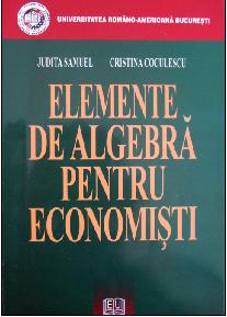 Elemente de algebra pentru economisti