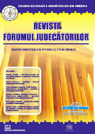 Revista Forumul Judecatorilor - Nr. 1/2009