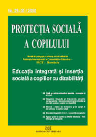 Protectia sociala a copilului - Nr. 29-30 / 2008