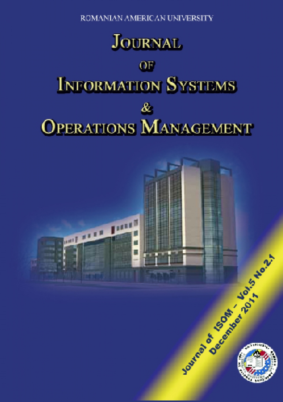 Journal of Information Systems & Operations Management, vol. 5, No. 2.1, December 2011