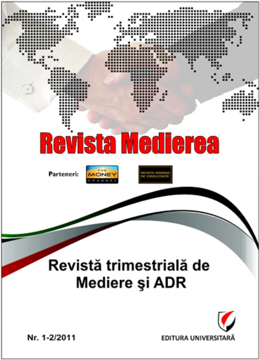 Revista Medierea - Nr. 1-2/2011