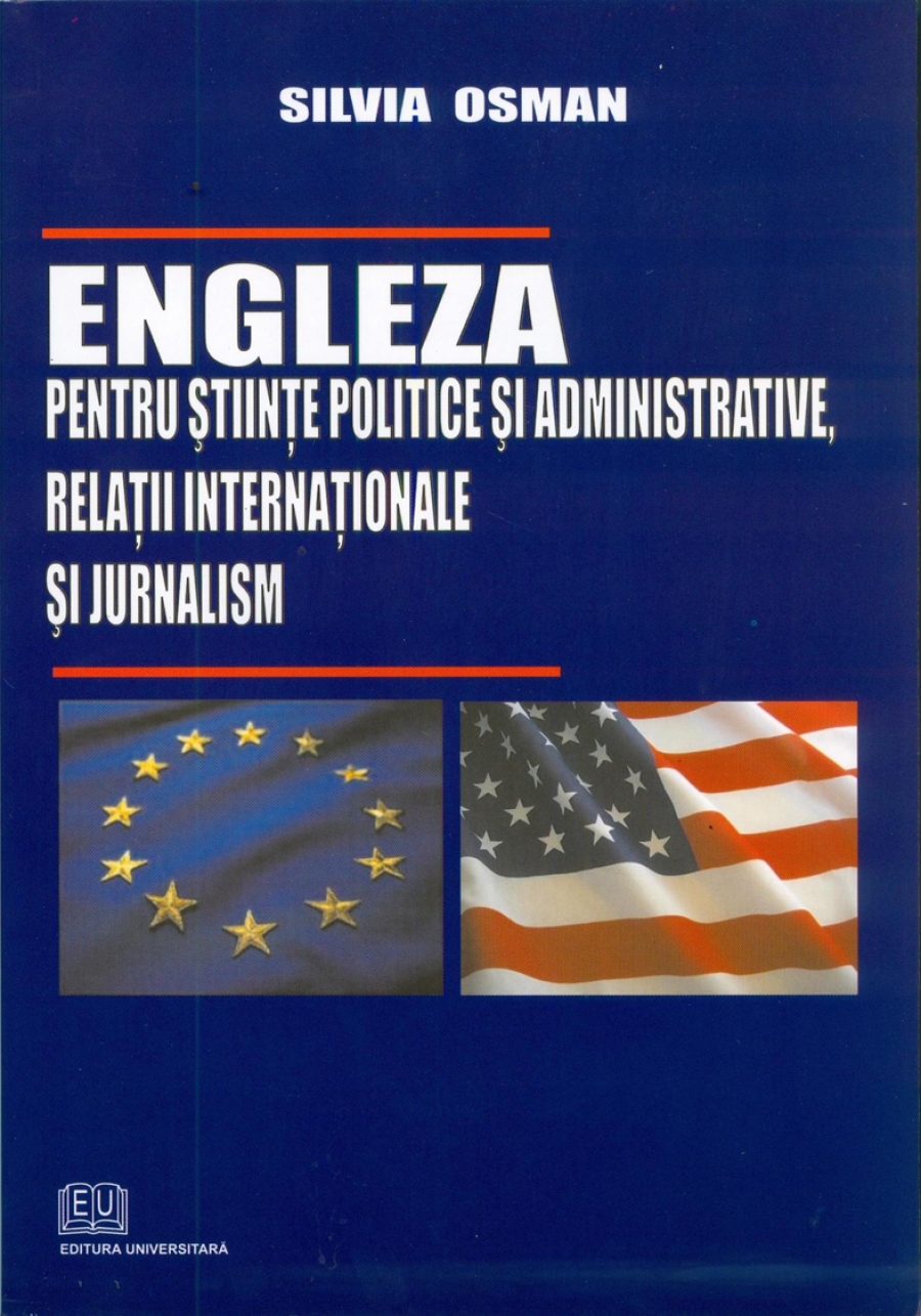 Engleza pentru ştiinţe politice şi administrative, relaţii internaţionale şi jurnalism