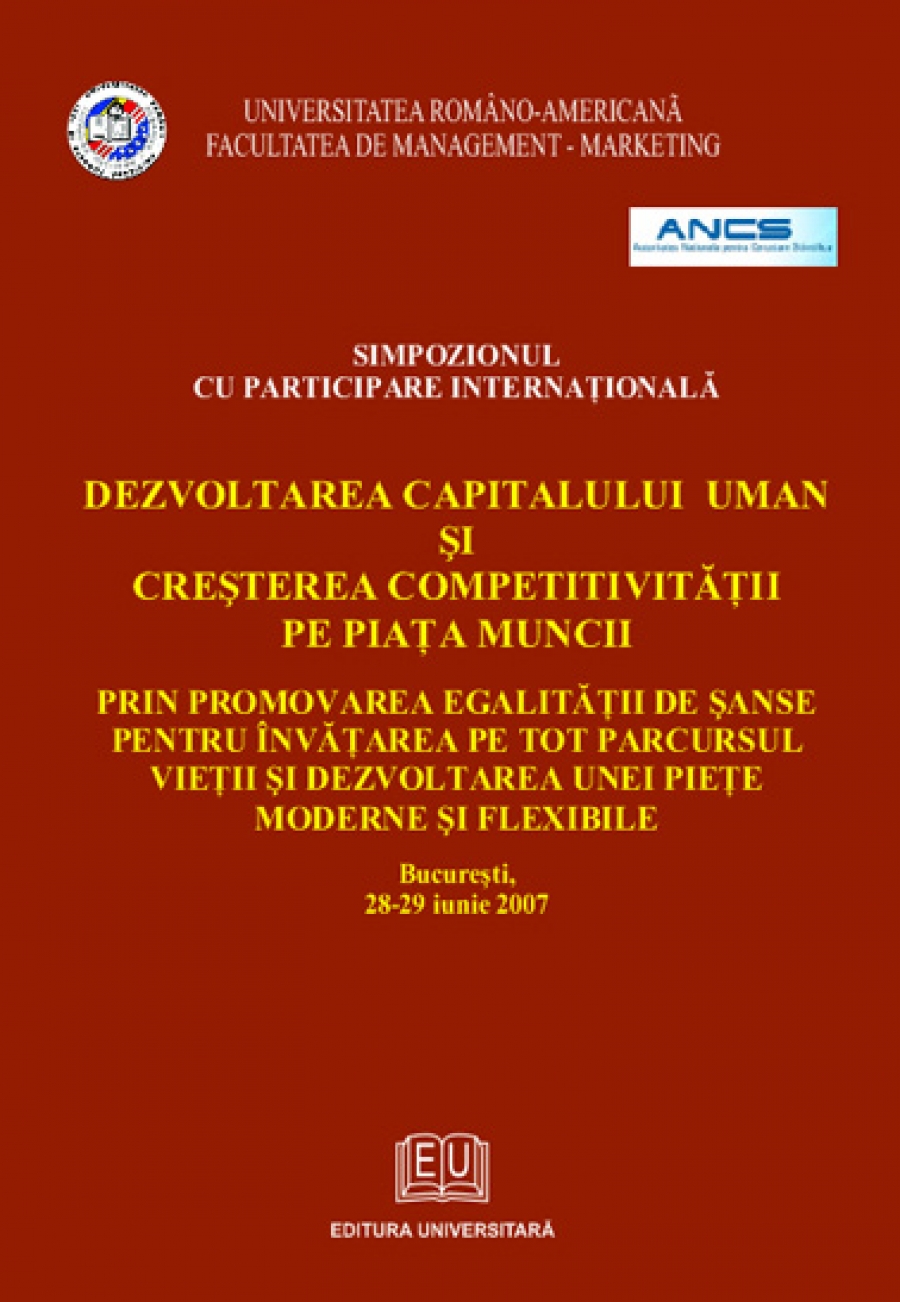 Dezvoltarea capitalului uman şi creşterea competitivităţii pe piaţa muncii