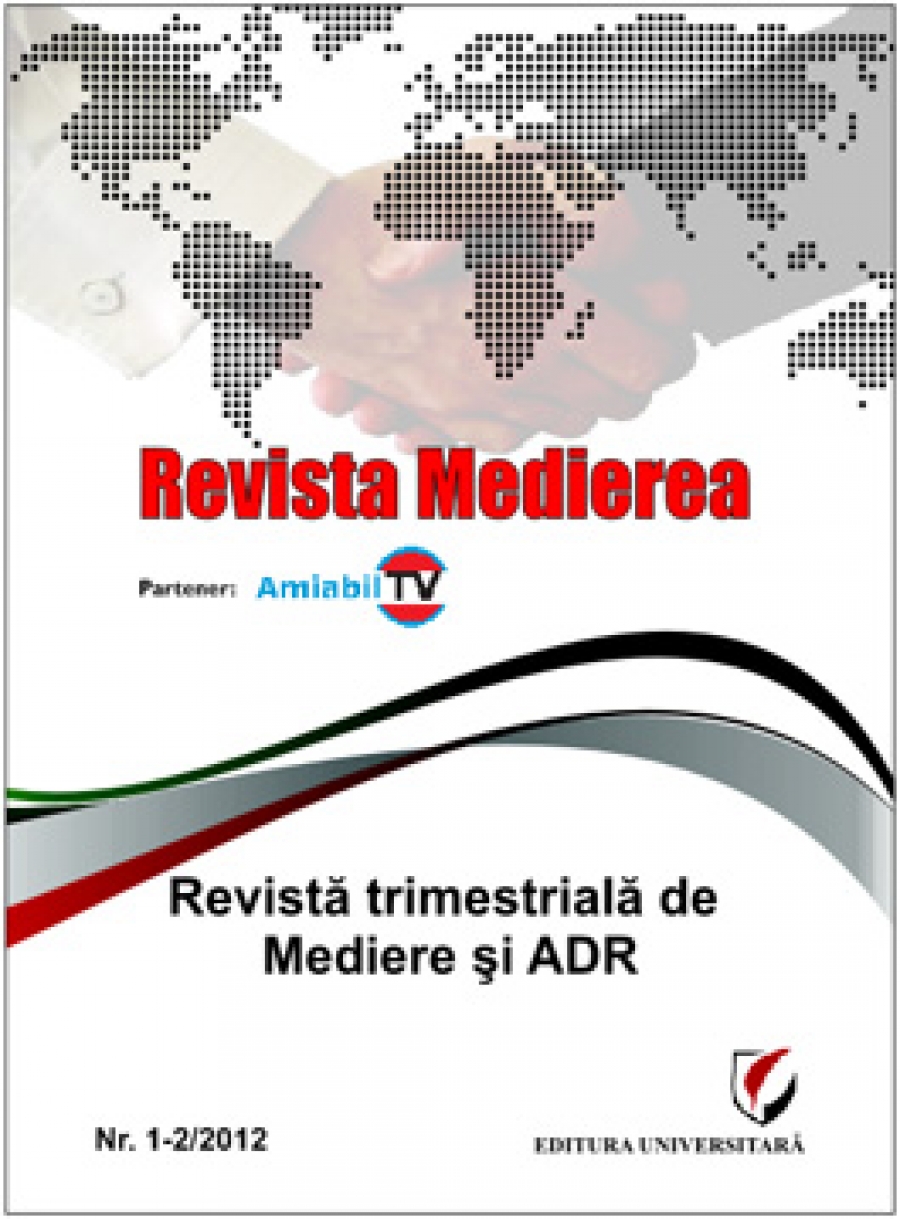 Revista Medierea nr. 1-2/2012