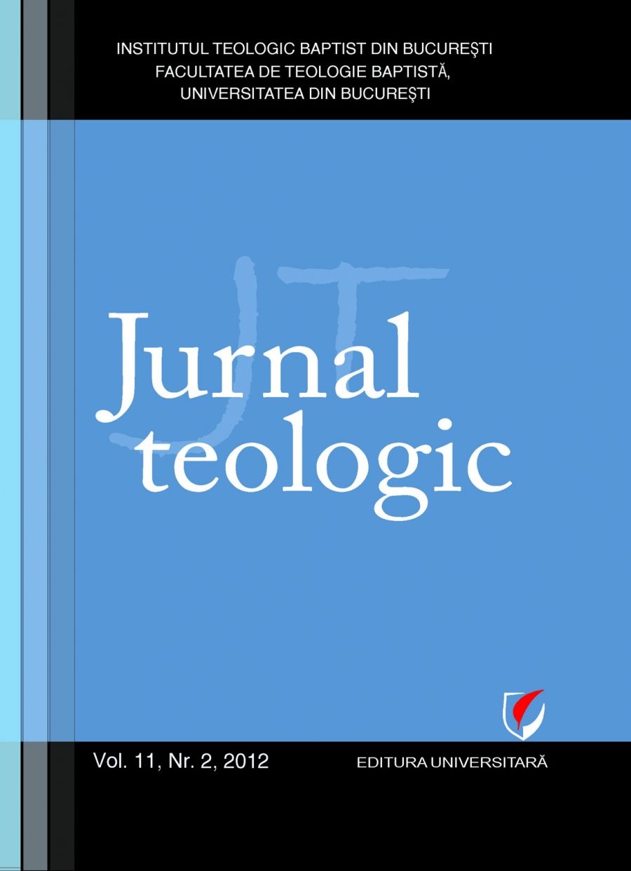 Jurnal Teologic, Vol. 11, Nr. 2, 2012