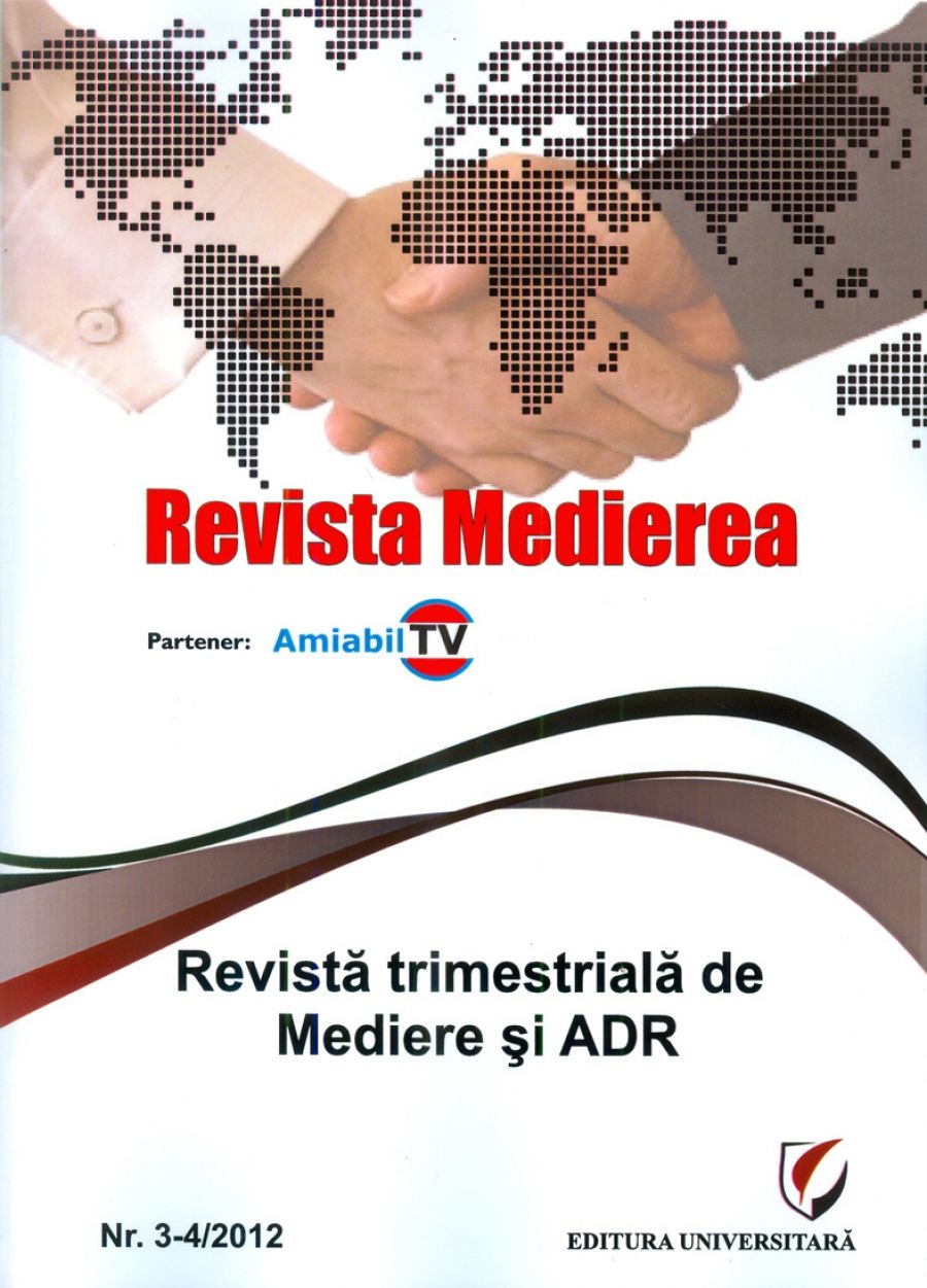 Revista Medierea - Nr. 3-4/2012