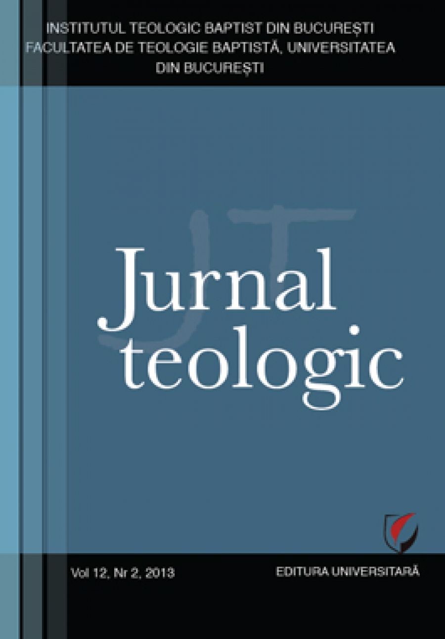 Jurnal Teologic, Vol. 12, Nr. 2, 2013