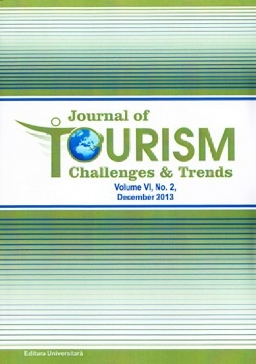 Journal of Tourism Challenges and Trends, vol.VI, Nr. 2, Decembrie 2013