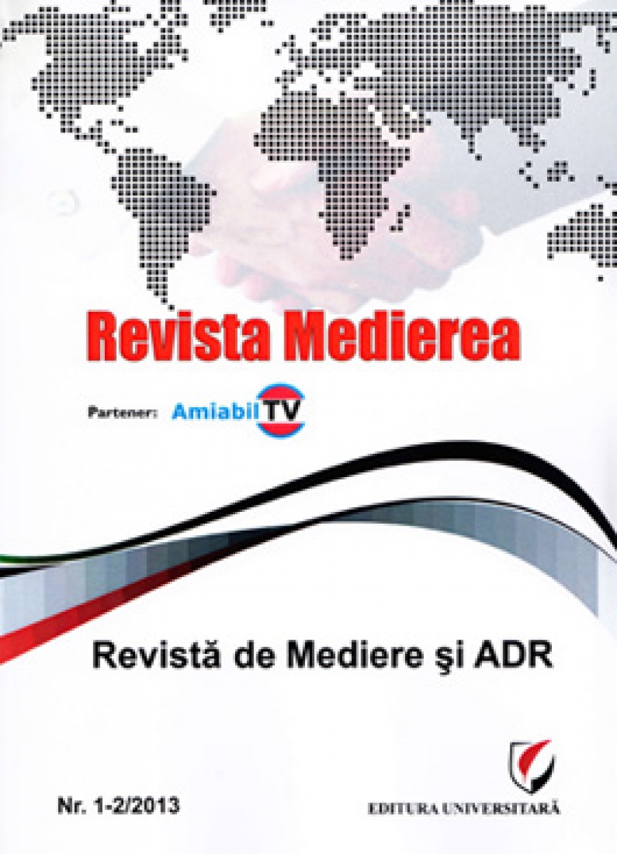 Revista Medierea, nr. 1-2/2013