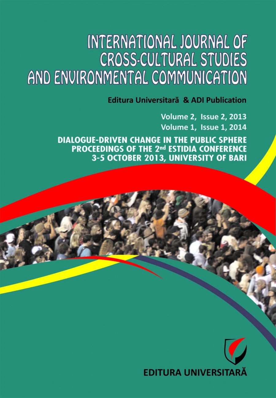 International Journal of Cross-Cultural Studies and Environmental Communication (JCCSEC), Volume 2, Issue 2, 2013, Volume 1, Issue 1, 2014