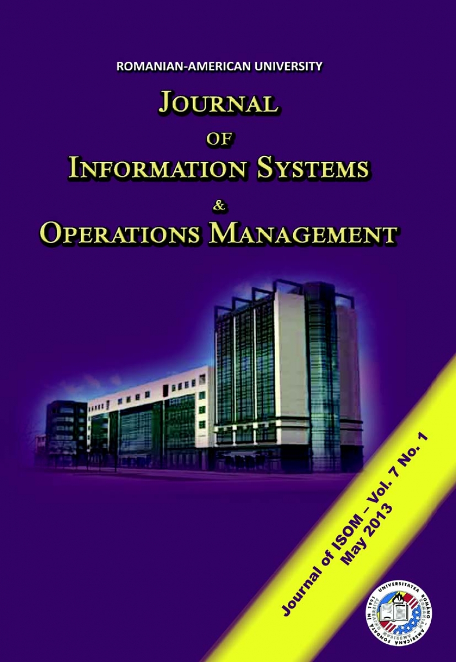 Journal of Information Systems & Operations Management, vol. 7, no. 1/ May 2013