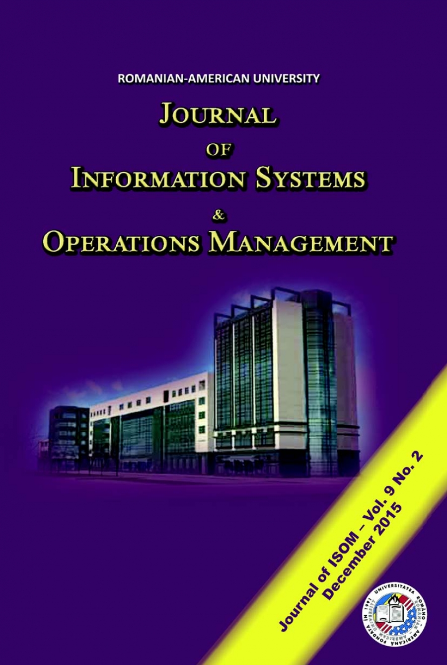 Journal of Information Systems & Operations Management, vol. 9, no. 2/ December 2015