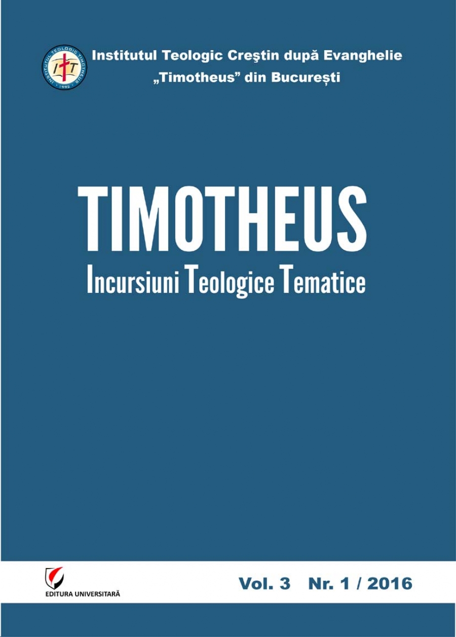 Timotheus. Incursiuni teologice tematice