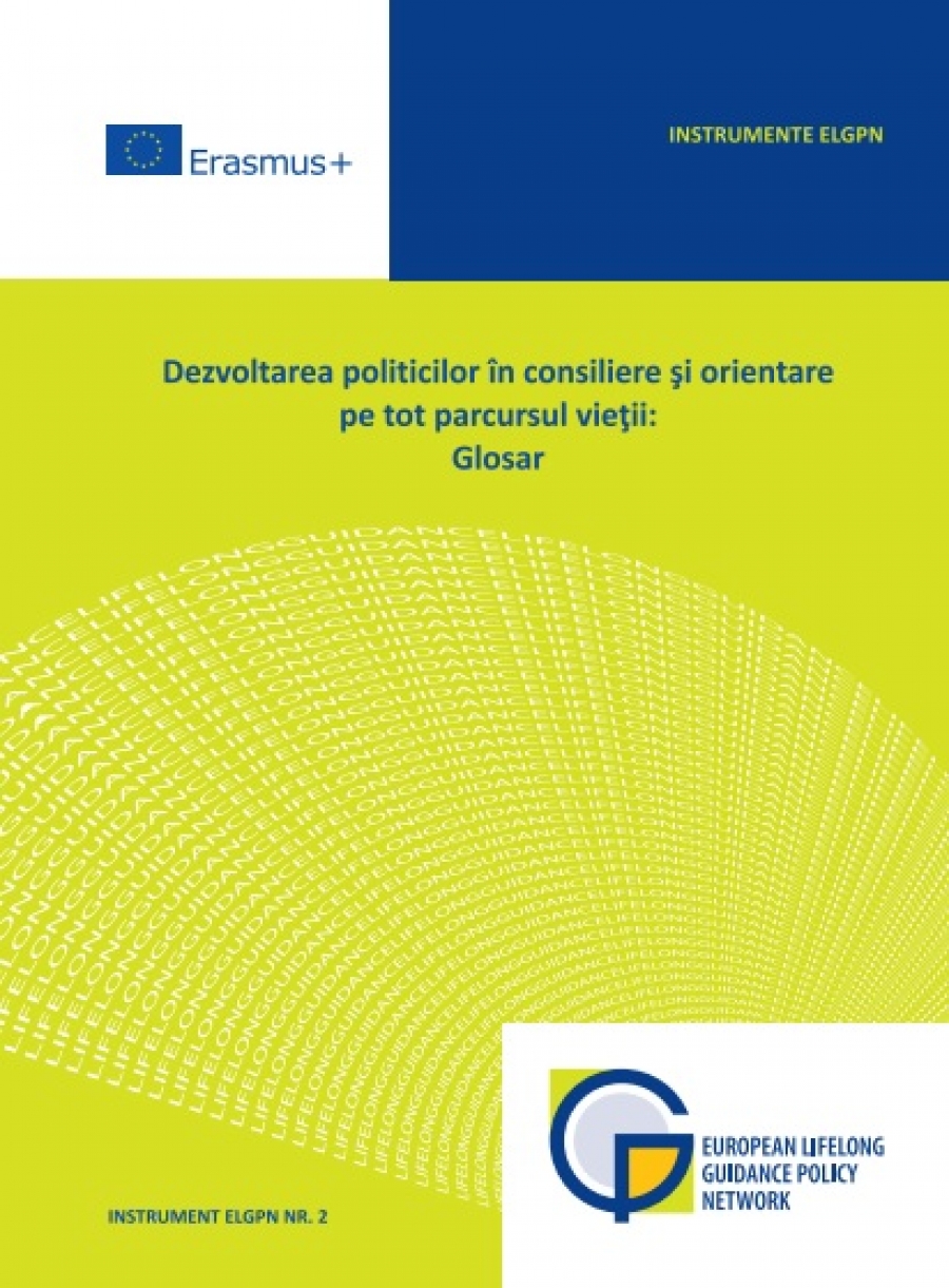 Dezvoltarea politicilor in consiliere si orientare pe tot parcursul vietii: Glosar 