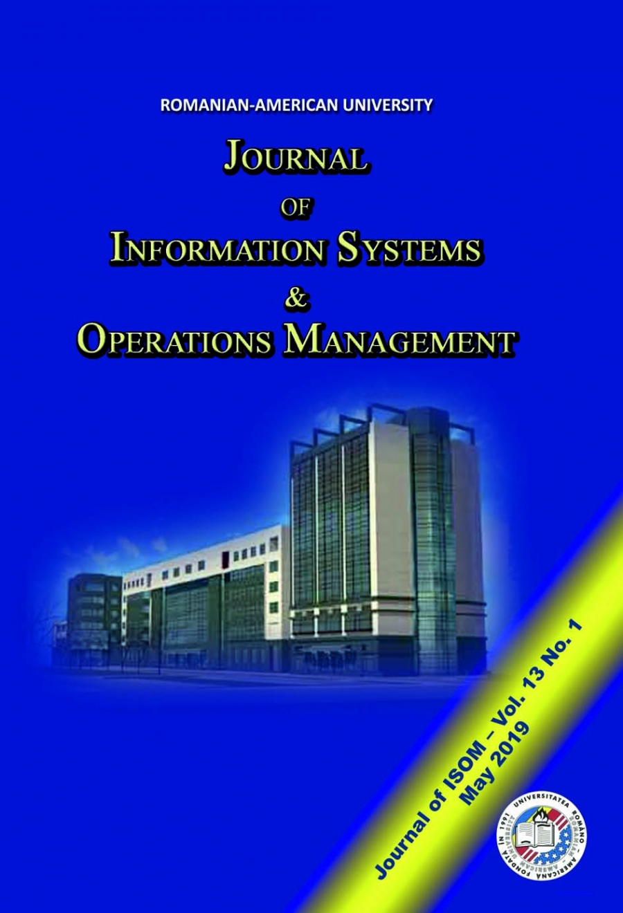 Journal of Information Systems & Operations Management, vol. 13, no. 1/ May 2019